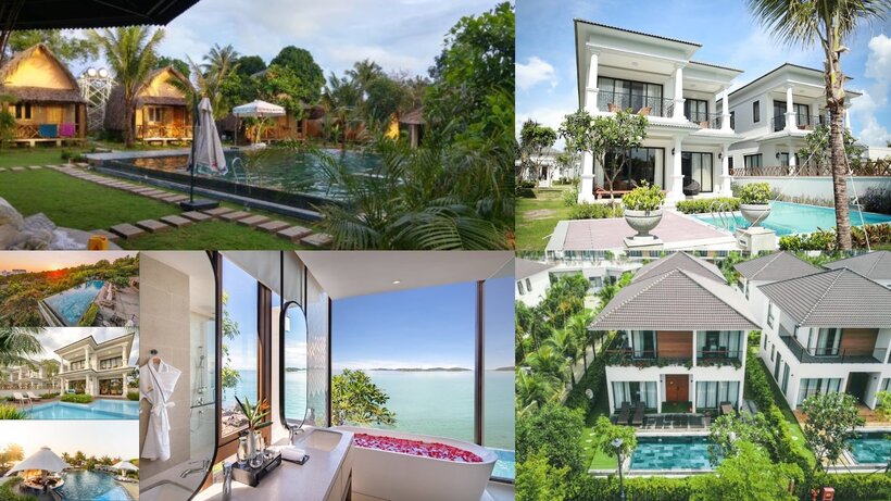 Top 20 Biệt thự villa Phú Quốc giá rẻ đẹp view biển ở trung tâm từ 3-4-5 sao