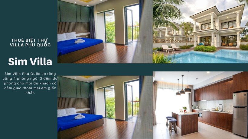 Top 20 Biệt thự villa Phú Quốc giá rẻ đẹp view biển ở trung tâm từ 3-4-5 sao