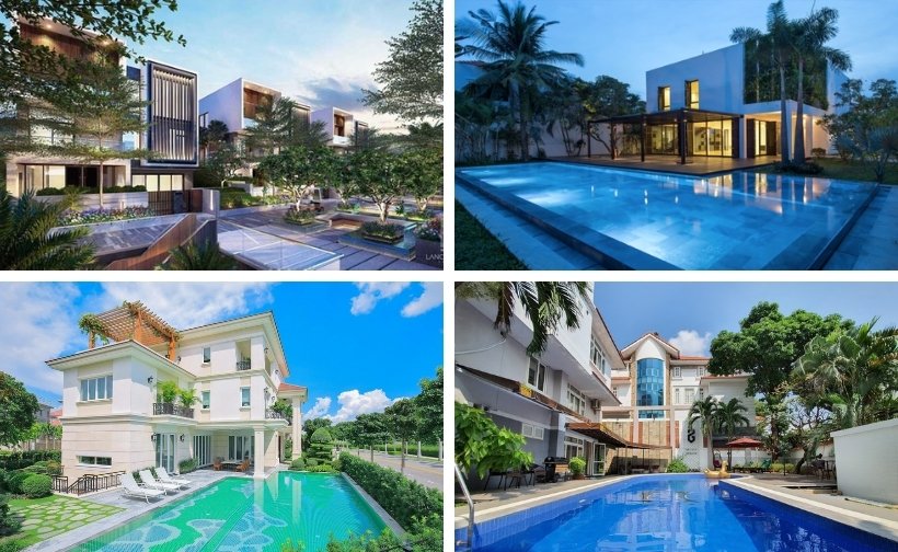 Top 10 Biệt thự villa Thảo Điền - villa Thủ Thiêm có hồ bơi cho thuê nguyên căn