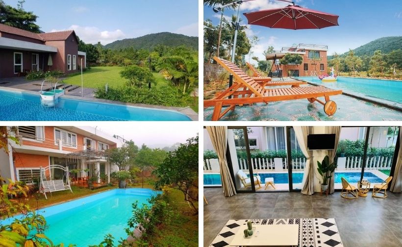 Top 20 Resort biệt thự villa gần Hà Nội giá rẻ đẹp có hồ bơi quanh ngoại thành