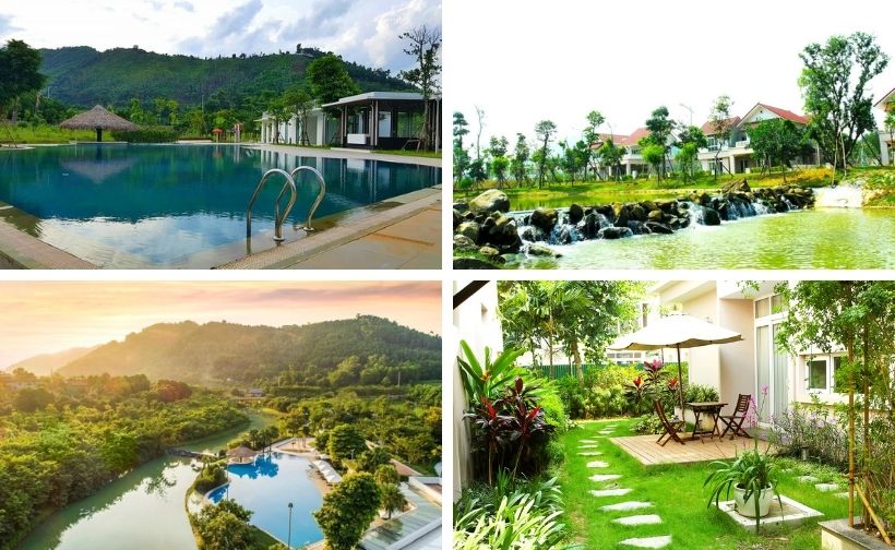 Top 20 Resort biệt thự villa gần Hà Nội giá rẻ đẹp có hồ bơi quanh ngoại thành