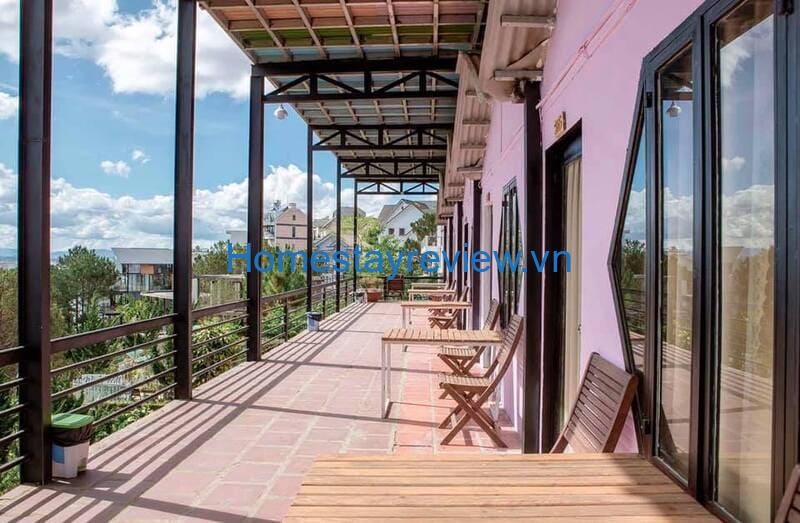 Windy Hill Coffee & Homestay: View thung lũng rừng thông bạt ngàn