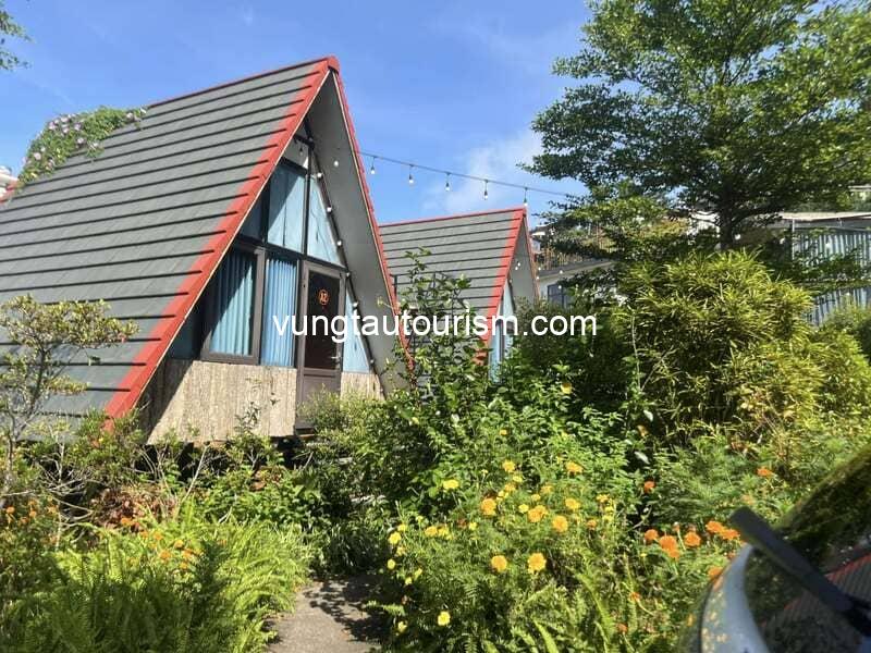 Ban Mai Xanh Homestay Tam Đảo: view panorama hướng núi đẹp
