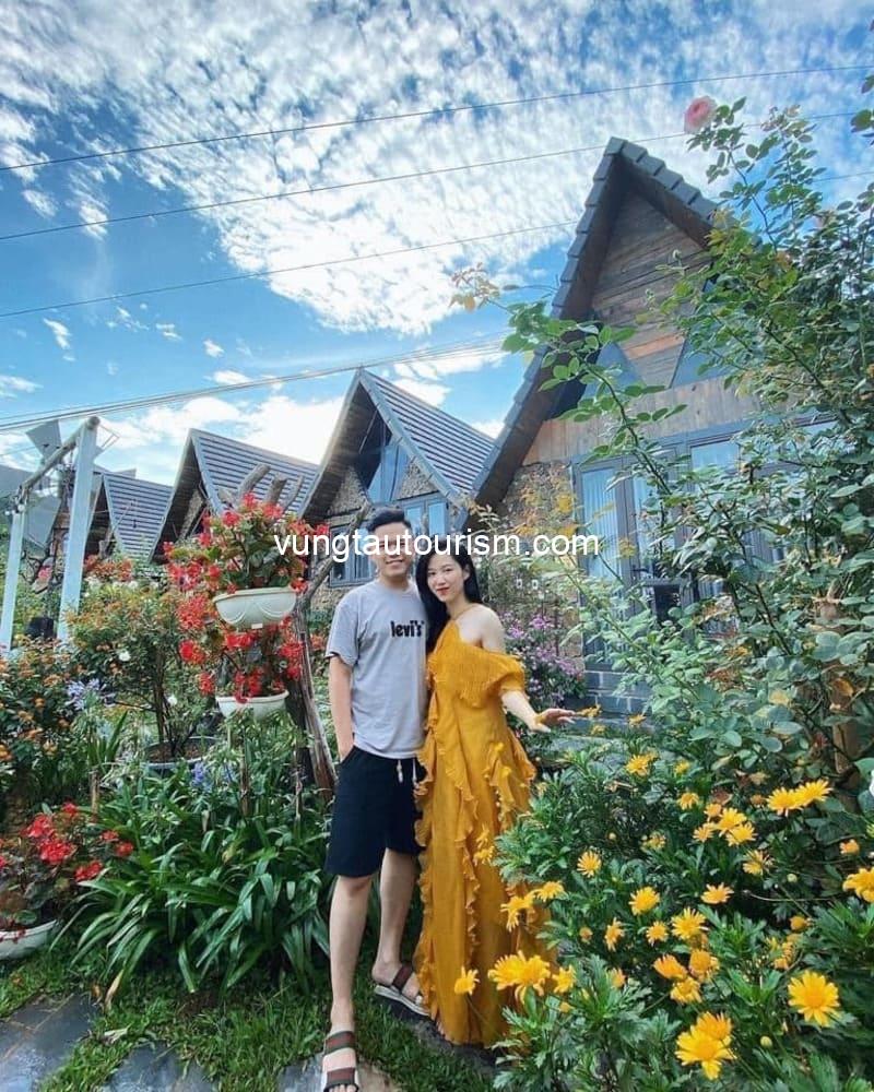 Cầu Mây homestay Tam Đảo: Căn nhà gỗ thông có nhiều góc sống ảo