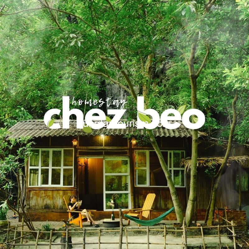 Chez Beo Homestay: Bungalow nhà gỗ trên vách núi cực đẹp