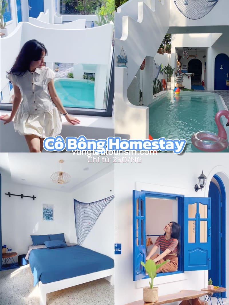 Cô Bông Homestay Phước Hải: Thiên đường Santorini giữa làng chài