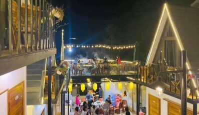 CuDen Homestay Tam Đảo: Vị trí trung tâm, có hồ bơi và khu BBQ