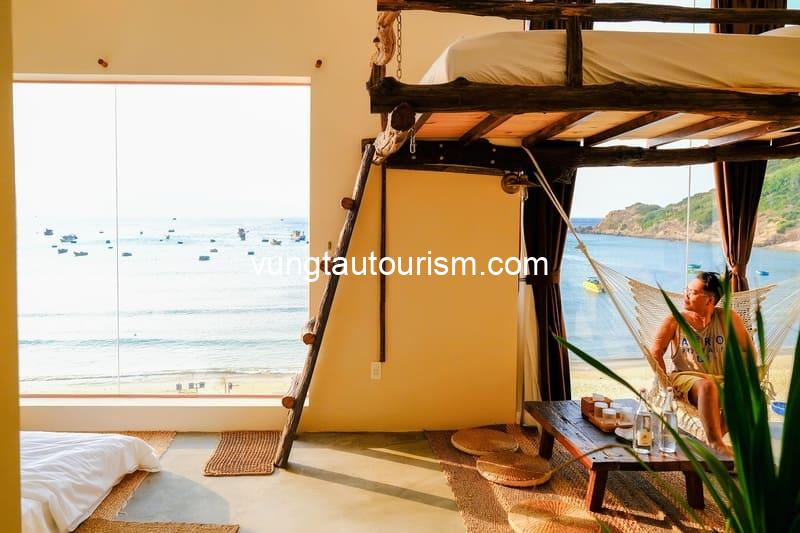 Eo Gió Có Homestay: Thiết kế độc đáo view ngắm biển 360 độ