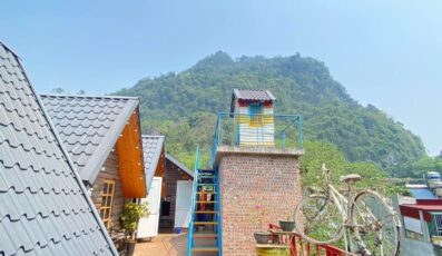 Homestay Cối Xay Gió Hà Giang: Bungalow nhà gỗ ở trung tâm