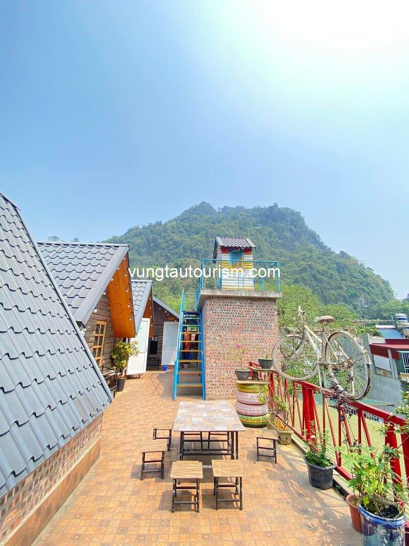 Homestay Cối Xay Gió Hà Giang: Bungalow nhà gỗ ở trung tâm