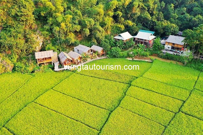 Little Mai Chau Homestay: Những căn bungalow giữa cánh đồng lúa