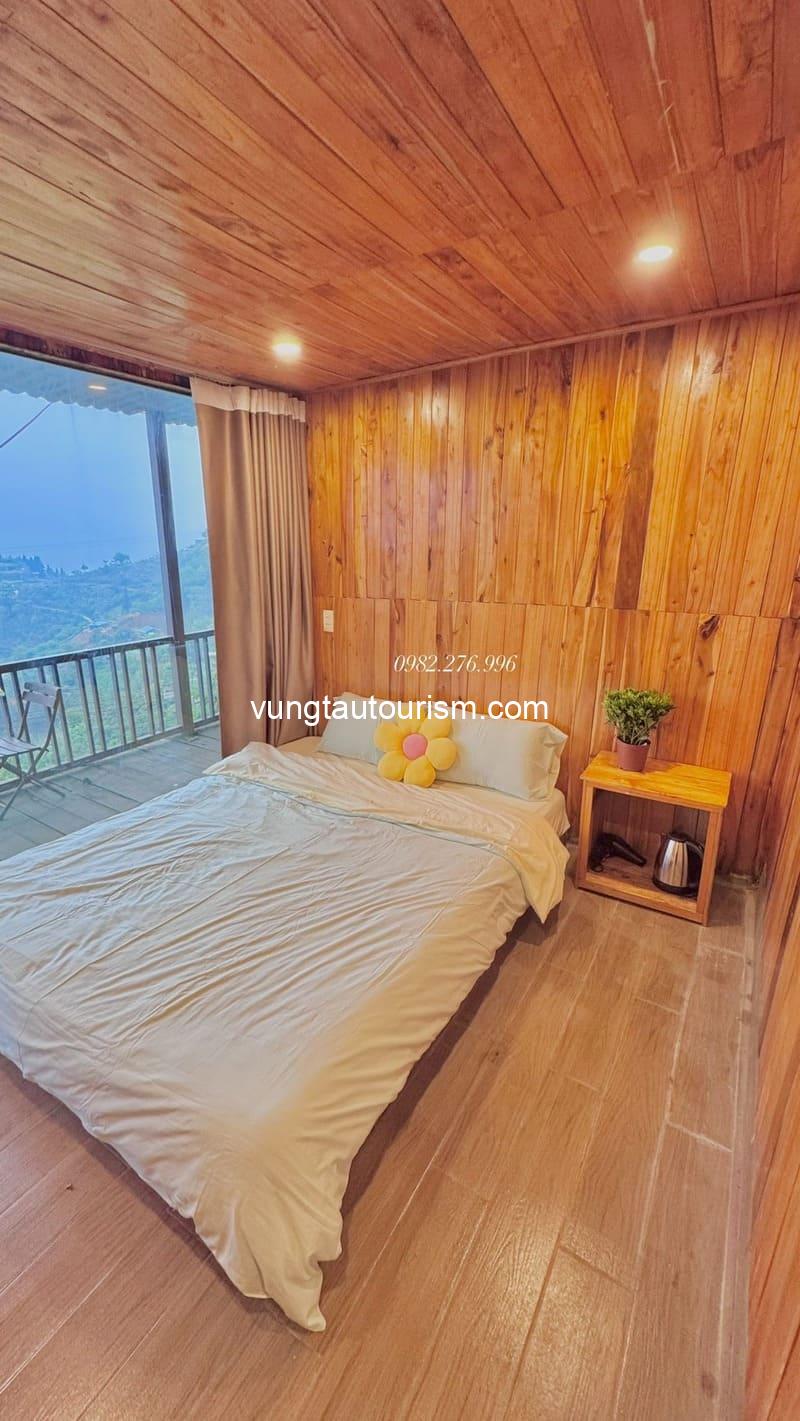 Lù Homestay Tà Xùa: Những căn nhà gỗ view săn mây cực đỉnh