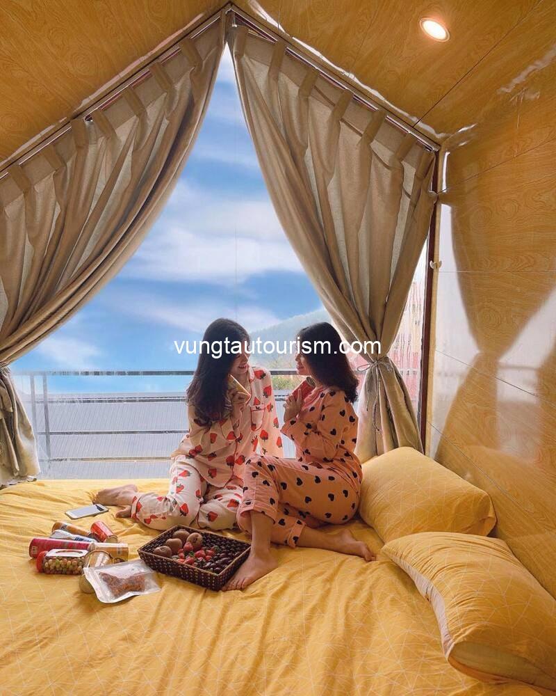 Tam Đảo Xanh Homestay: Các phòng có view nhìn ra núi, thung lũng