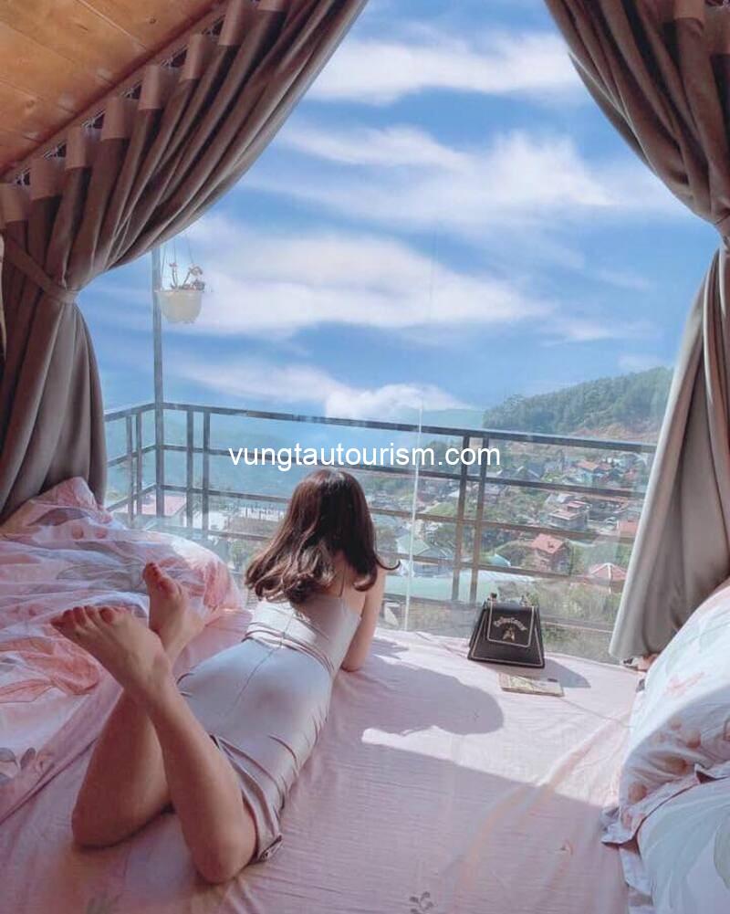 Tam Đảo Xanh Homestay: Các phòng có view nhìn ra núi, thung lũng