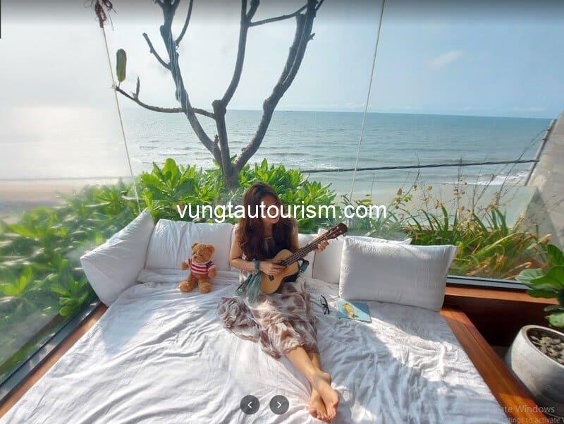 Tina House Homestay Phước Hải có view phòng ngắm biển đẹp