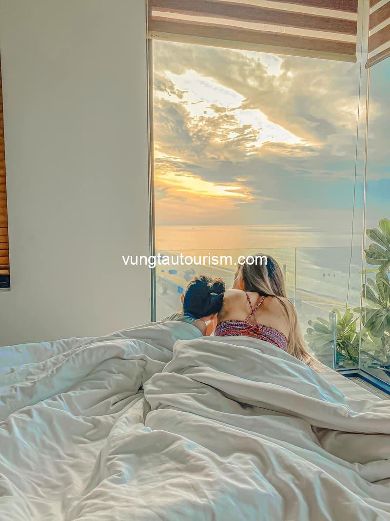 Tina House Homestay Phước Hải có view phòng ngắm biển đẹp