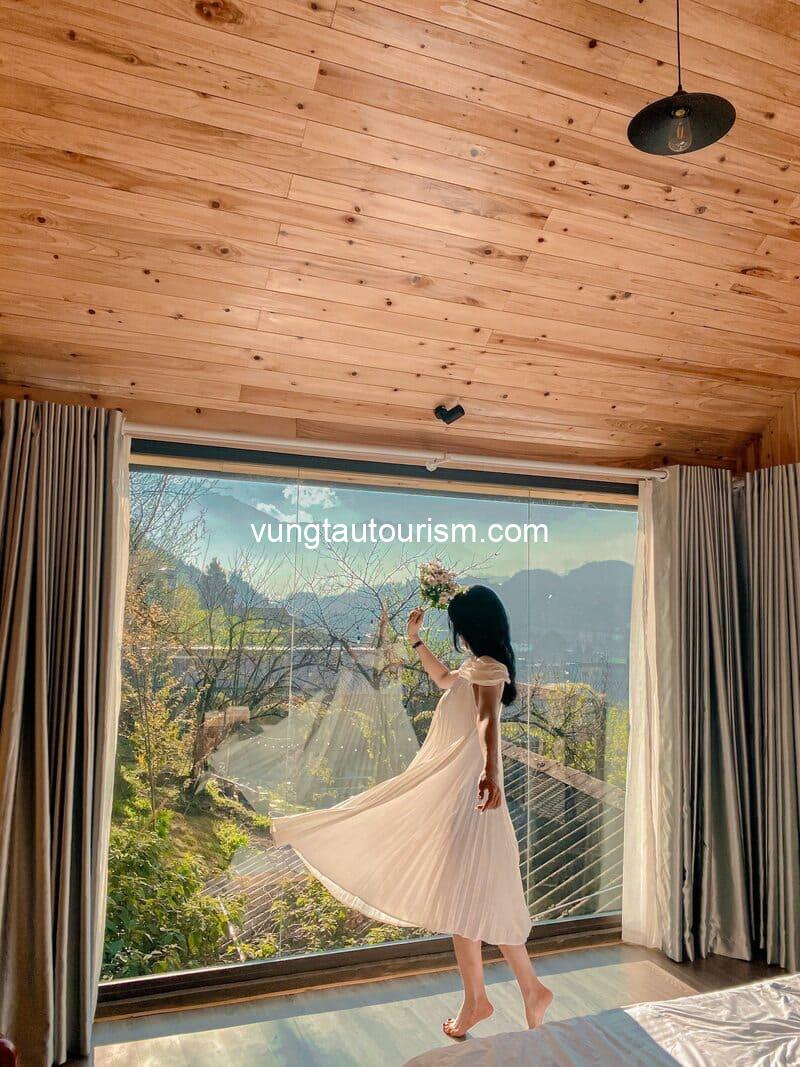 Vườn Mây Homestay Sapa: Căn phòng kính view ngắm núi rừng