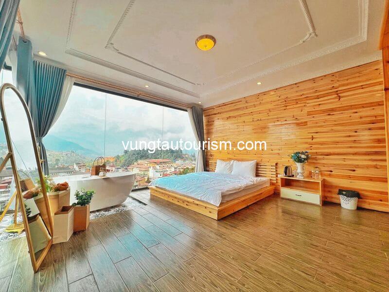 Vườn Mây Homestay Sapa: Căn phòng kính view ngắm núi rừng
